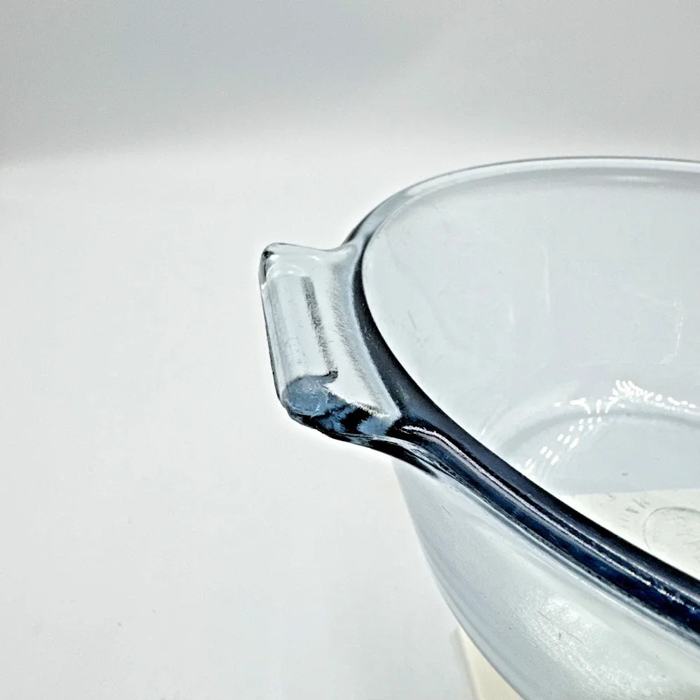 Vintage 1940's Pyrex Top‎ of Stove Flameware Blue Glass 7